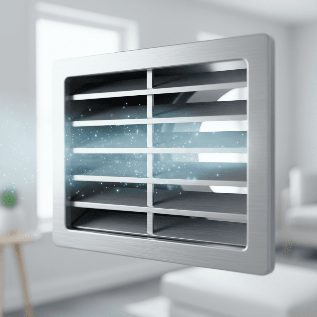 clean air vent after professional air duct cleaning service