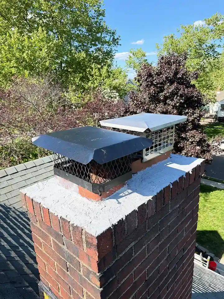 New chimney cap installation project in Boise Idaho