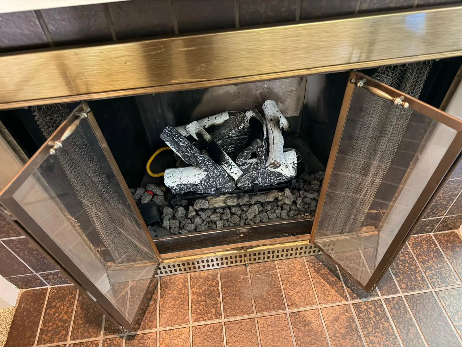Cleaned and restored gas fireplace in Boise ID
