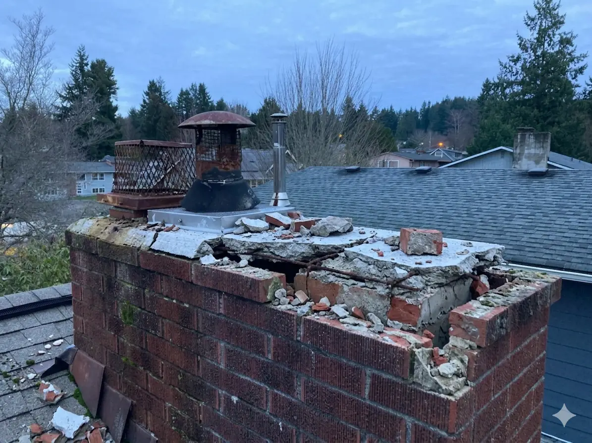 before chimney boise repair